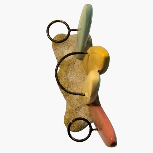 Tropical Surfboard Toothbrush Toothpaste Holder Beachy Sand Shore Hawaiian - Picture 4 of 5